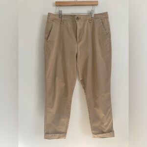 Gap Khaki Girlfriend ankle pants.